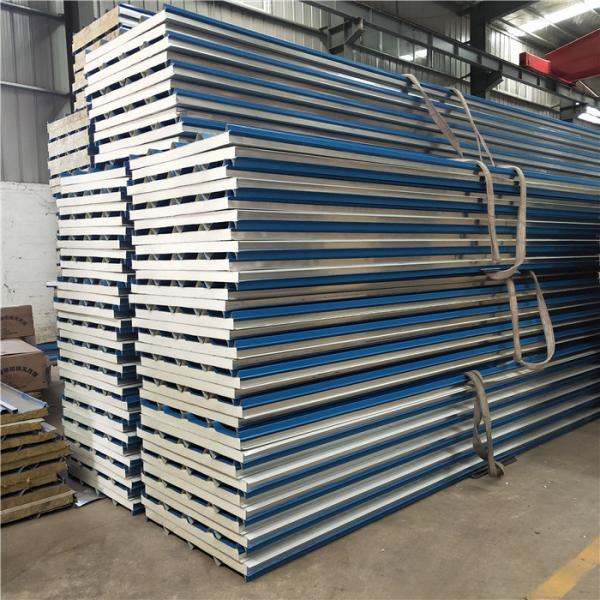 50mm polyurethane foam cold room PU sandwich roof panel with good thermal