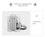 8L ULV Cordless rechargeable backpack sanitizer mist sprayer knapsack fogging