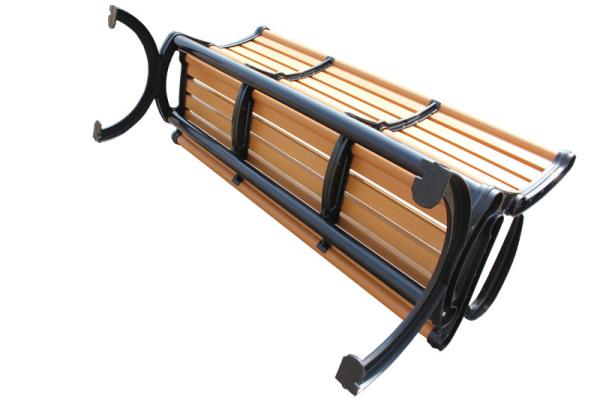 Buy cheap Durable Outdoor Cast Iron Decor , Wood Cast Iron Bench Ends For Public Places from wholesalers