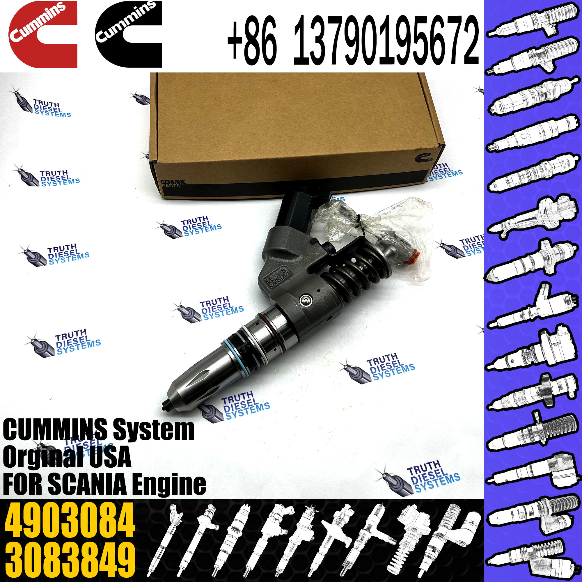 Diesel Fuel Injector Nozzles 3095040 3609925 3083863 3083849 3411754 4903084 3411756