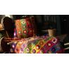 Buy cheap The good hand exclusive retro handmade crochet Mori stereo flower Retro Red Edge pillow from wholesalers