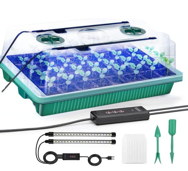 40 Cell Seedling Starter Trays For Seed Germination , Garden Supplies Plant