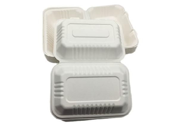 Buy cheap Sugarcane 9×6 Inch 33g To Go Containers Biodegradable from wholesalers