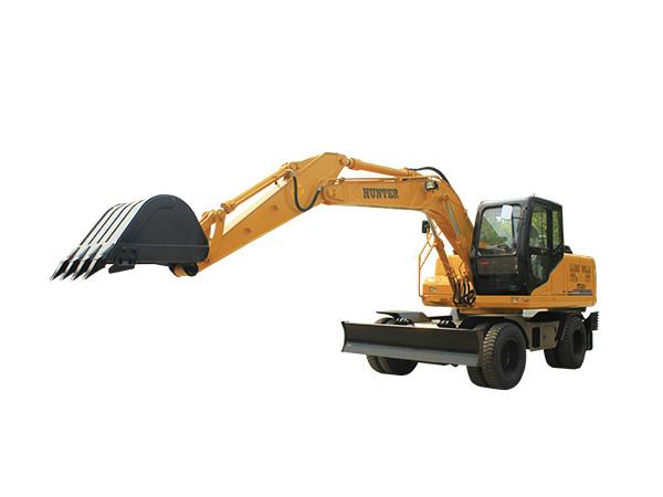 Buy cheap mini wheel excavator with breaking hammer hot sell china wholesale from wholesalers