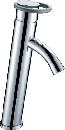 Buy cheap Polished Chrome Vessel Sink Faucets / Brass Basin Tap with Single Lever from wholesalers