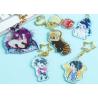 Buy cheap Cartoon acrylic key chain set brand personality small pendant Comiccon cartoon logo picture photo DYI key chain from wholesalers