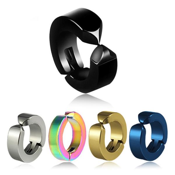 Buy cheap Ear Clip Non Piercing Earrings Fake Earrings for Men Circle Round Earring Fashion Jewelry Punk Rock Style from wholesalers