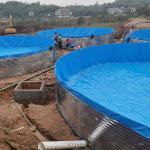 1mm 2mm Swimming Pool Liner HDPE Geomembrane in Blue Color with 100% Virgin