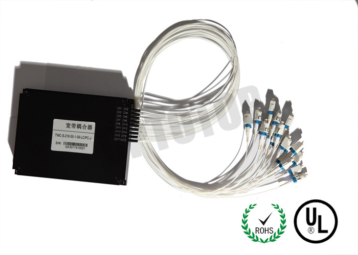 LC/UPC 0.9 mm Fiber Optic Cable Splitter For FTTH / Long - Haul Telecom