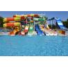 Buy cheap Commercial Swimming Pool Water Slide Cluster Corrosion Fade Proof For Hotel from wholesalers