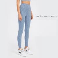Buy cheap Yarn Dyed Weaving Women's Stretch Patterned Yoga Pants Nylon Polyester Spandex product