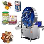 Granule Solid Canned Candy Filling Machine Production Line Bottle Cutting