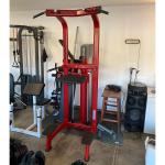 Life fitness gym workout equipment,assist dip chin exercise machine with wooden