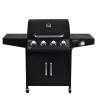 Buy cheap Flame Safety Device Gas Grill 4 Burner Stainless Steel Barbeque for Outdoor and Indoor from wholesalers