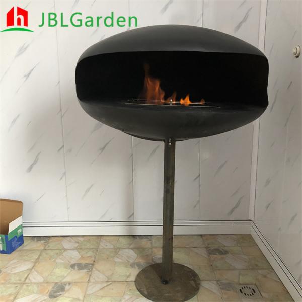 Buy cheap Corten Steel Stainless Steel Indoor Bioethanol Fireplace Modern from wholesalers