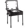 Buy cheap Heat Resistant Trolley Makeup Case With Lights And Mirror For Outdoor from wholesalers