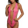 Buy cheap Open Crotch Sexy Transparent Lace Sleepwear Passion Midnight Charm Lingerie from wholesalers