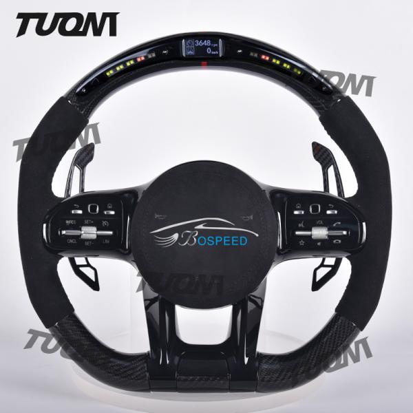 Customizable Leather/Carbon Fiber Mercedes Benz Steering Wheel with Easy
