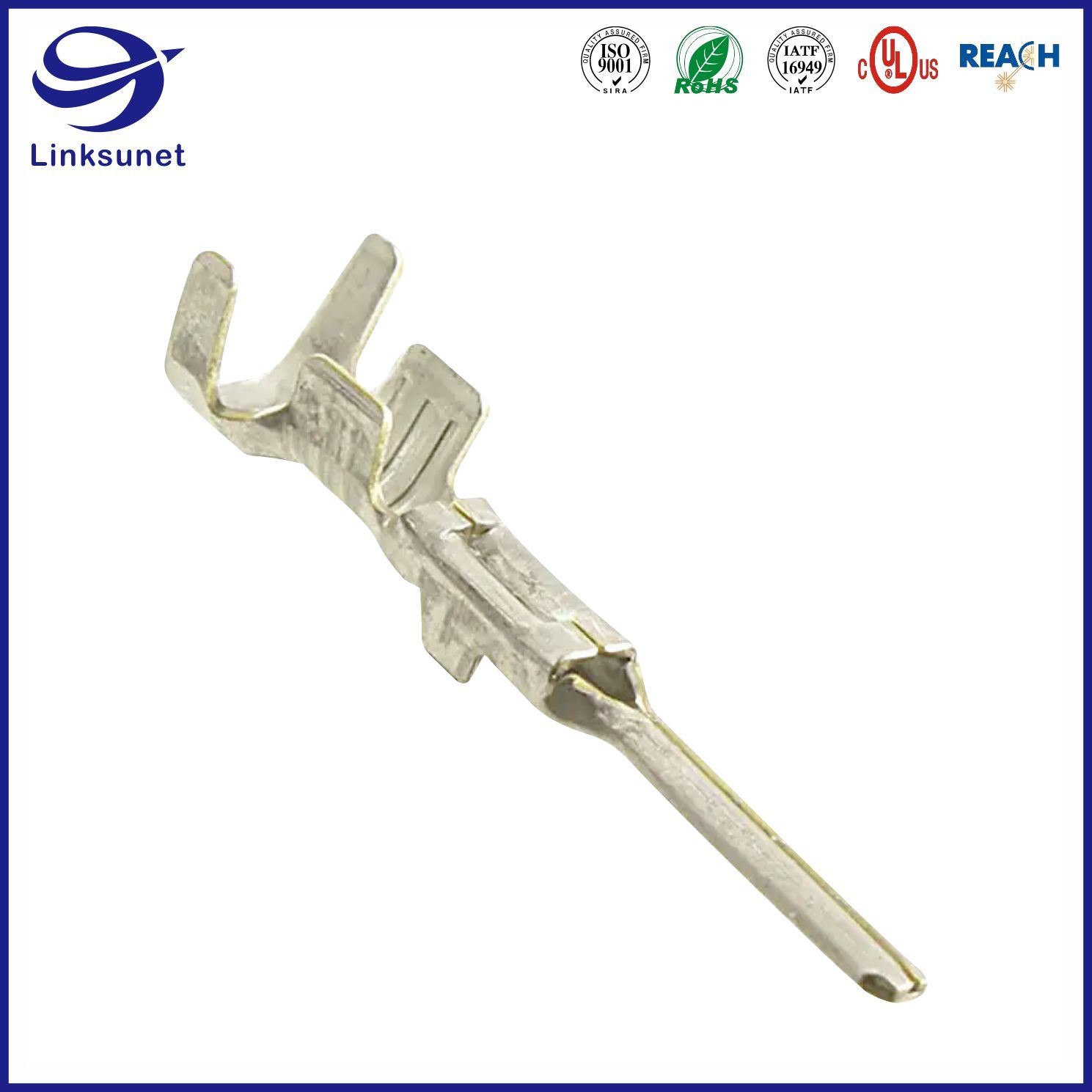 Superseal 1.5 20 - 22AWG Crimp Tin Terminal For Safety Systems Wire Harness
