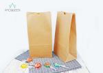 Printed Personalised Greaseproof Paper Bags Oil Resistant Natural Look