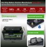 Buy cheap 12.8V 100Ah LiFePO4 Recreational Vehicle Batteries Deep Cycle L4 L5 For RV Camper from wholesalers
