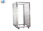 RK Bakeware China-Food Service Equipment Baking Tray Trolley / Food Catering