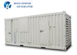 Heavy Duty Running 1500kva Driven By Japan Branded Engine Containerized