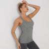 Buy cheap Professional Seamless yoga lady back movement breathable tank top fast-drying fitness clothes jacket woman from wholesalers