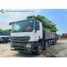 Buy cheap In 2017 Zoomlion Green Remanufactured Used Concrete Boom Pump Truck 56M Installed from wholesalers