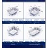Buy cheap Customized Recyclable Disposable Food Packaging Aluminum Containers Tin Foil Dishes Catering Aluminium Foil Tray from wholesalers