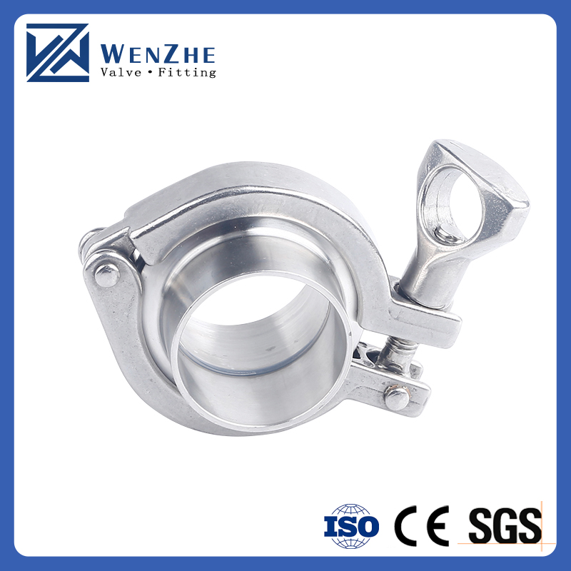 Food Grade 304 316 Sanitary Stainless Steel Pipe Fitting Tri Clamp Ferrule Guaranteed