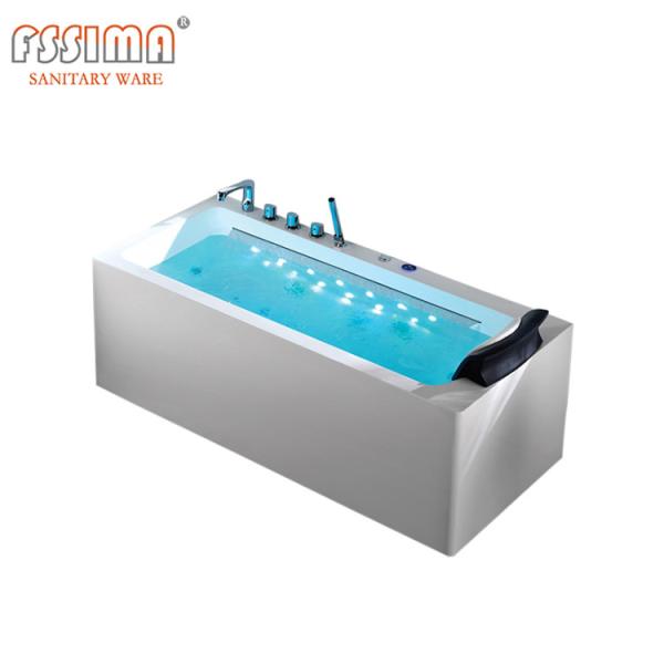 Buy cheap 1.5m Indoor Outdoor Whirlpool Spa Bathtub Freestanding Portable Hydrotherapy Tub from wholesalers