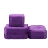 Buy cheap Jewelry Package Custom Octagonal Shape Purple Flannelette Box for Necklace Bracelet Ring from wholesalers