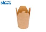 PLA Coated Paper Donner Box For Noodle Packaging with Flexo ink printing