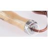 Buy cheap Leather Speed Bearing Jump Rope with red beech Wooden Handle from wholesalers