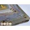 Buy cheap Heavy Duty Vermiculite Coated Fiberglass Industrial Welding Fire Blanket Roll 800 C Resistance from wholesalers
