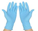 Sterile Nitrile Disposable Gloves Slip Resistant Net Weight 2.7g - 4.5g