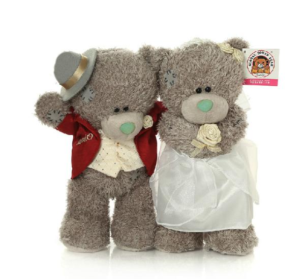 Buy cheap plush marriage gauze teddy bear toy,cloth teddy beat toy for wedding from wholesalers