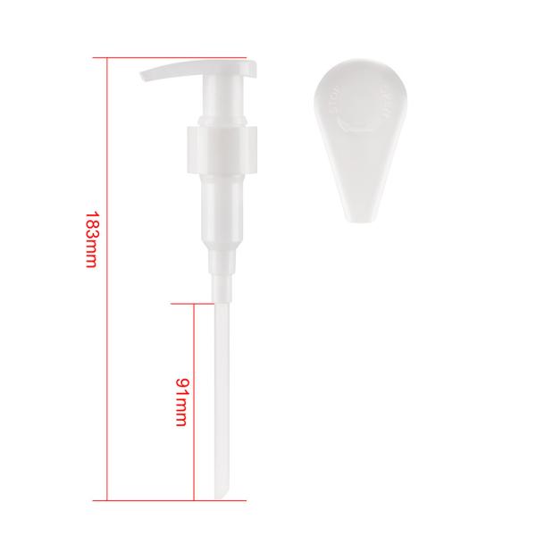 Buy cheap White Plastic lotion pump with twist lock desige 24/410 1.2cc/t from wholesalers
