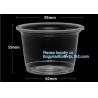 Buy cheap PLA Eco-Friendly Dry Fruit Salad Container Bowl/Tray,90mm yellow disposable CPLA hot drink cup lid for paper cup bagease from wholesalers