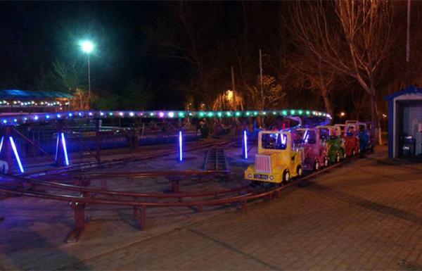 Buy cheap 3KW Fiberglass Steel Mini Roller Coaster For Outdoor Event from wholesalers