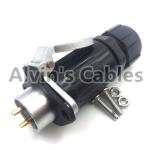 High Performance Industrial Power Connectors , Led Cable Connectors Bayonet
