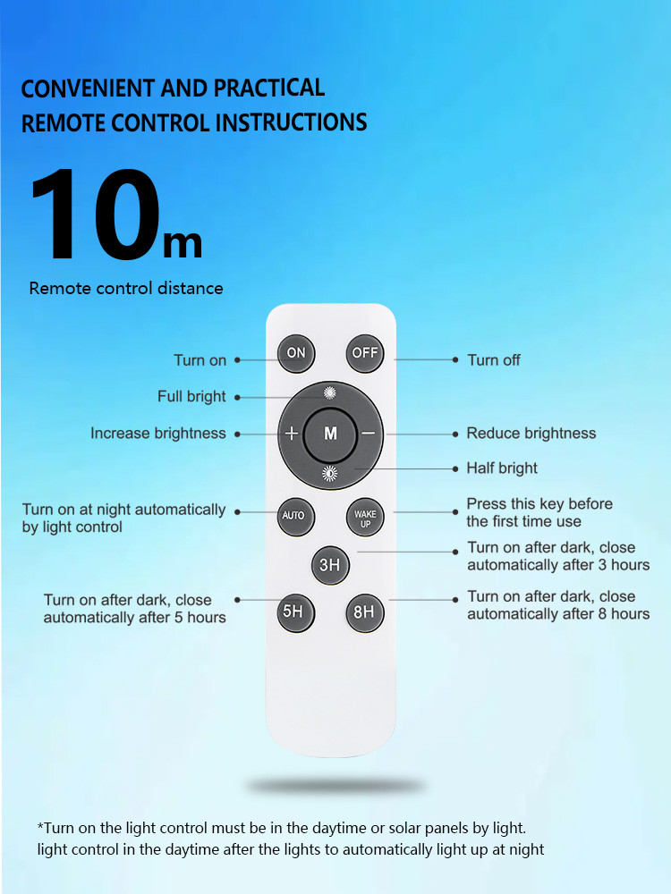 Powerful 3000 Lumens High Power LED Solar Street Lamp Garden Road Luminaria 300w Outdoor Wholesale Solar Sensor