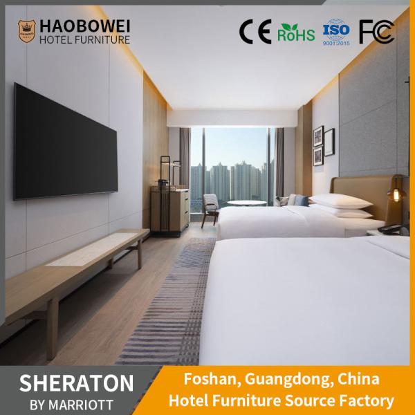 Buy cheap Modern Luxury King Size Bedroom Set For By Train / Sea At Sheraton Marriott Hotel Train/Sea from wholesalers