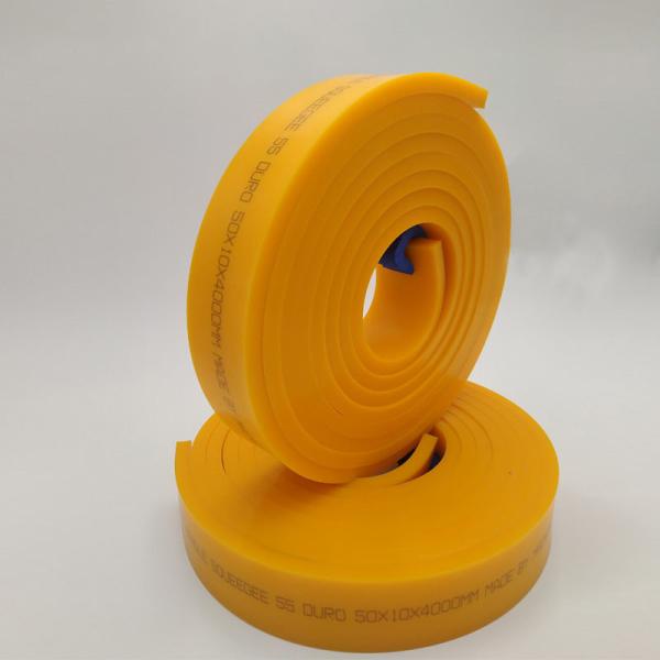 Buy cheap Flat Shape 50x9mm Squeeze Rubber For Screen Printing Hardness 55-95 Shore A from wholesalers