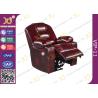 Buy cheap Shop Black Leather VIP Cinema Seats With Power Recline Optional Home Theater Sofa from wholesalers