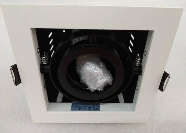 Buy cheap AC 12V LED Recessed Downlight , White Trim IP20 Max 50W GU5.3 Base MR16 Gimbal Recessed Light from wholesalers