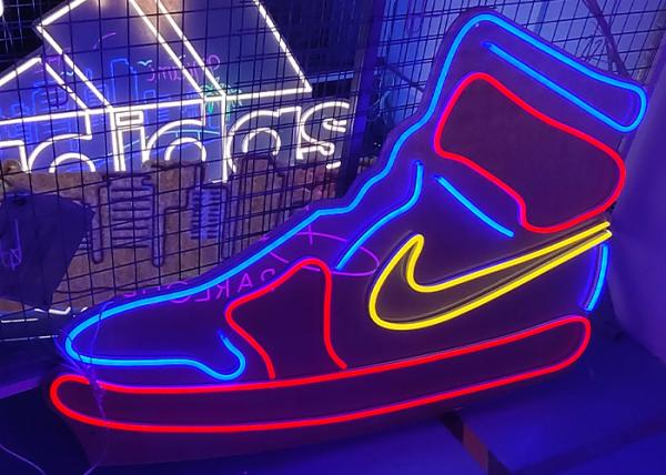 Buy cheap 12VDC Acrylic Silicone Led Neon Shoes Billboard 200cm from wholesalers