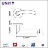 Buy cheap Stainless Steel Fire Door Lever Handle EN1906 and EN1634 Satin Finish from wholesalers