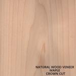American Natural Maple Wood Veneer Flat Cut Crown Cut Thickness 0.5mm Good
